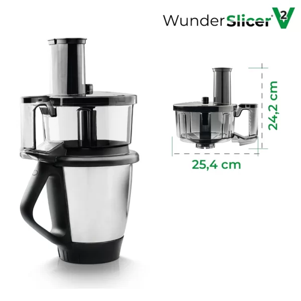 WunderSlicer® V2 + WunderZoodler® (Wundermix) voor Thermomix® TM5/6 - Afbeelding 2