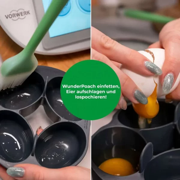 Pocheerinzet 4 | WunderPoach® voor Thermomix® kookmandje (Wundermix) - Afbeelding 4