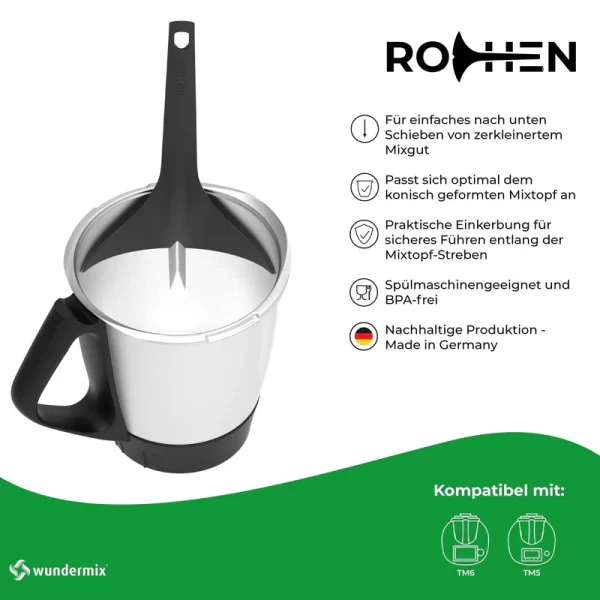 Binnenwandspatel Rochen® voor Thermomix® TM5, TM6, TM Friend (Wundermix) - Afbeelding 2
