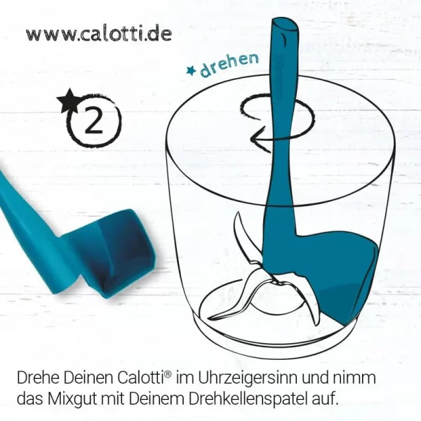 Roterende spatel Calotti® voor Thermomix® TM6, TM5, TM31 (Wundermix)