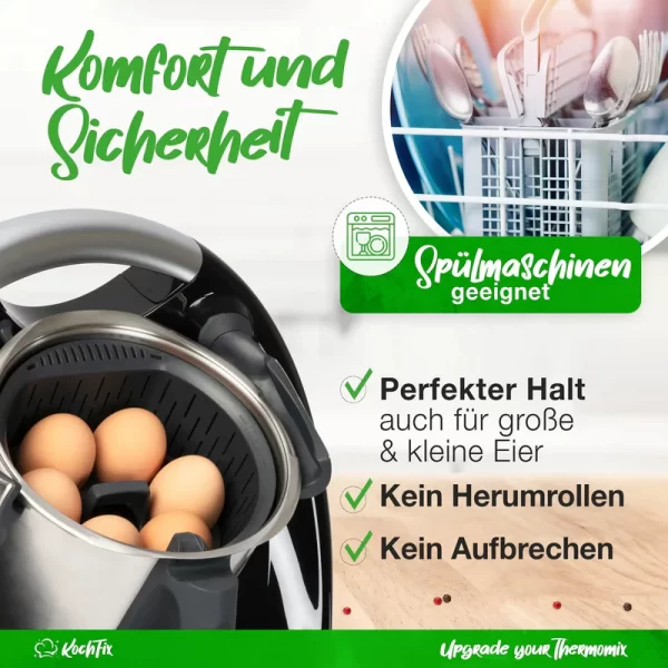 Eierhouder KochFix voor Thermomix® TM6, TM5, TM31 (Wundermix) - Afbeelding 3