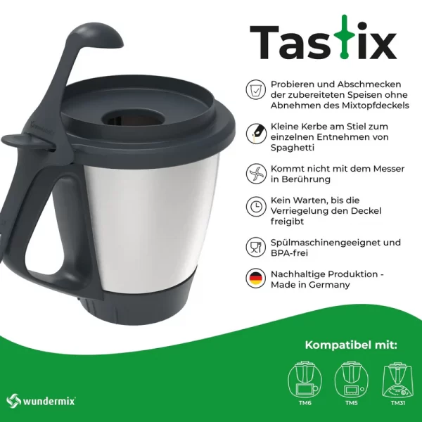 Tastix® | Proeflepel voor Thermomix® TM6, TM5, TM31 (Wundermix) - Afbeelding 3