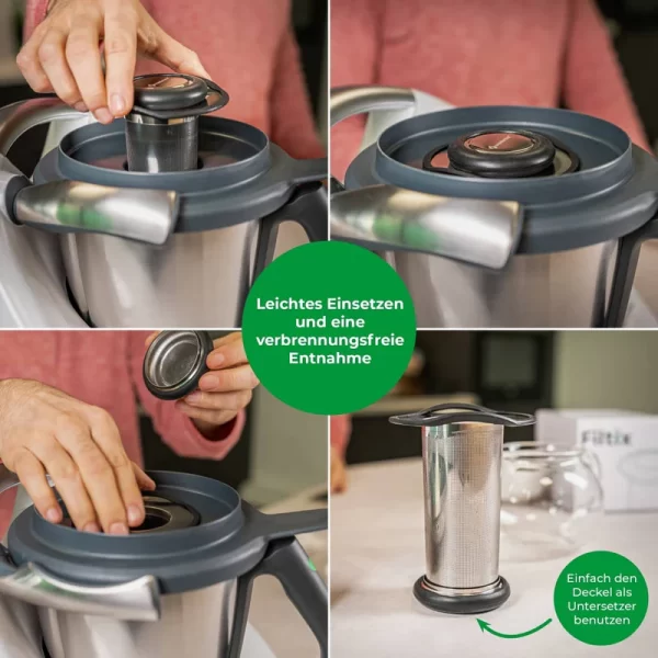 Theefilter Theezeefje voor Thermomix® (Mixcover) - Afbeelding 3