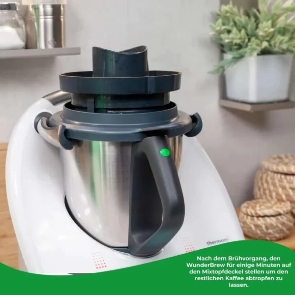 Koffiefilterinzet WunderBrew® voor Thermomix® TM6, TM5 (Wundermix) - Afbeelding 3