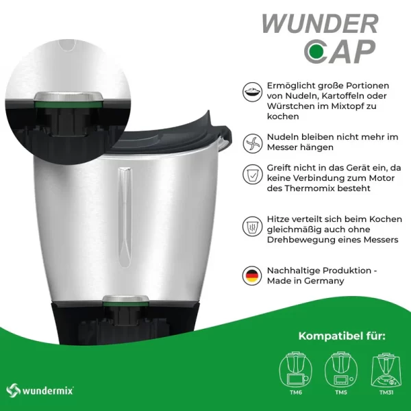 WunderCap® TM6 | Revolutionaire Thermomix®-messenvervanger TM6 (Wundermix) - Afbeelding 3