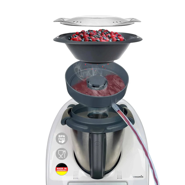 Mixfino stoomsaphulpstuk voor Thermomix TM6, TM5, TM31 en TM Friend